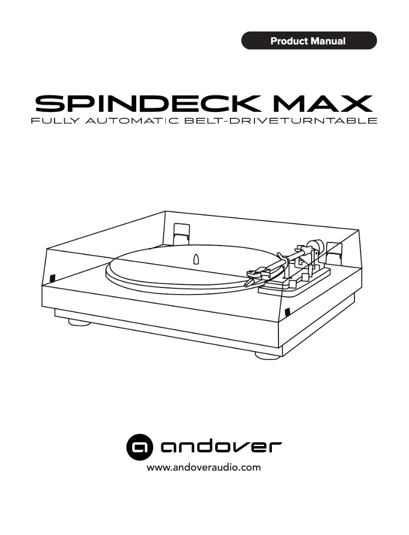 Image de la première page du manuel de l'appareil SpinBase Max