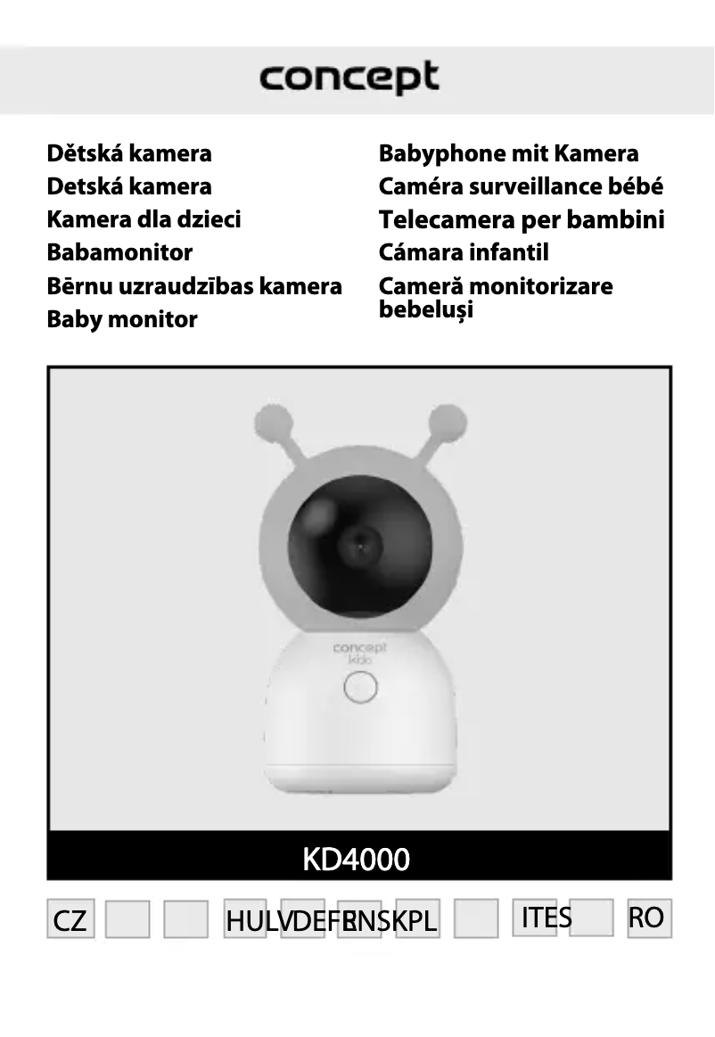 Page 1 de la notice Manuel utilisateur Concept KD4000