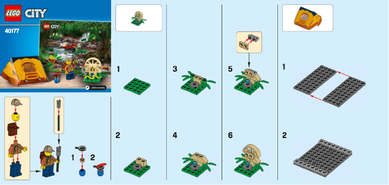 Page 1 de la notice Manuel utilisateur Lego City 40177