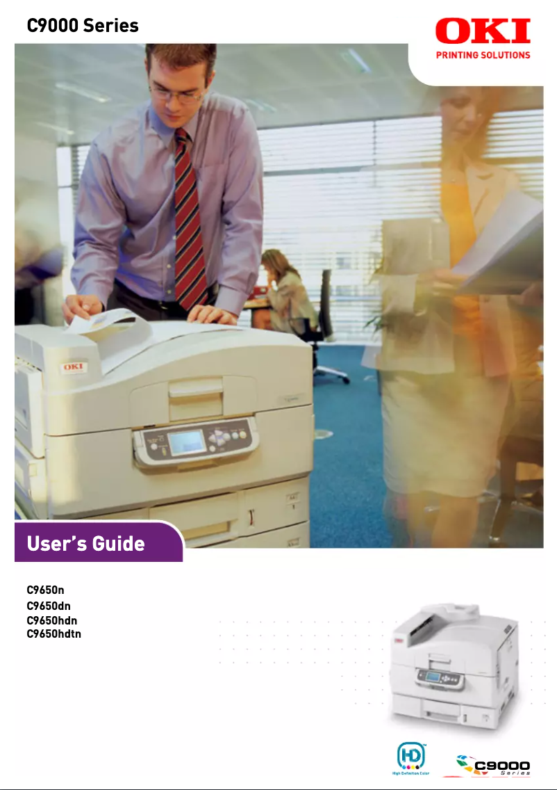 Page n°1 - Manuel utilisateur OKI C9650hdn