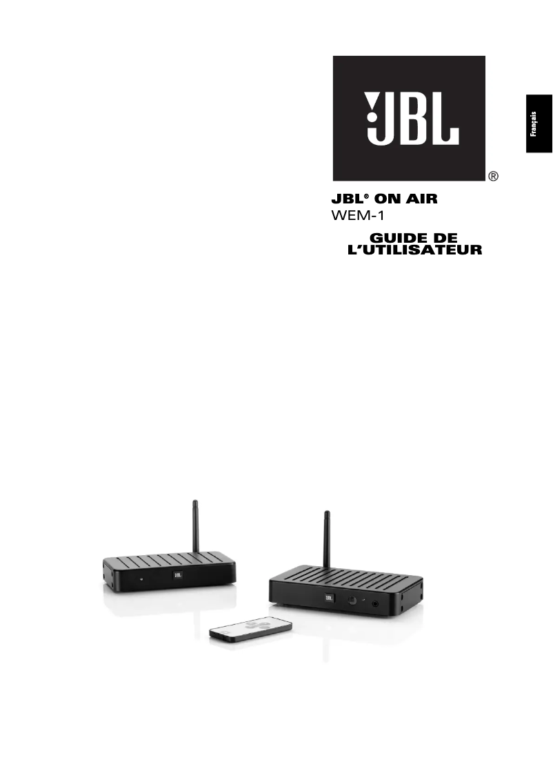Page 1 of the manual User Manual JBL On Air WEM-1