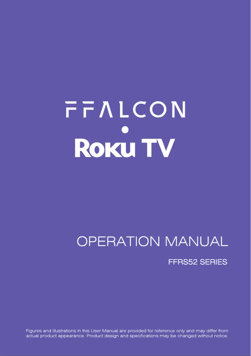 Page 1 de la notice Manuel utilisateur FFalcon FF40RS52