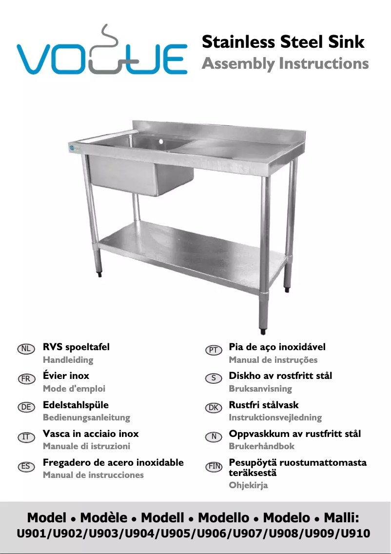 Página 1 del manual Manual de usuario Vogue U910