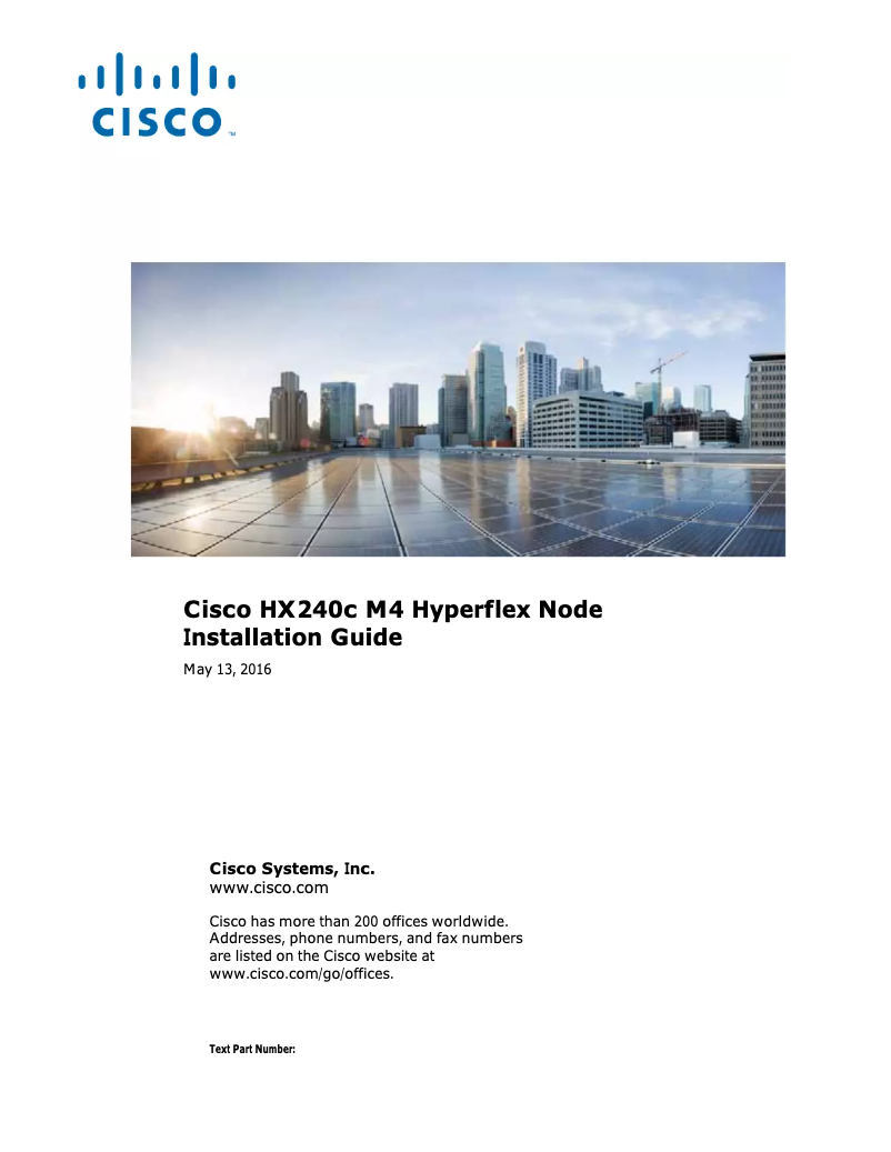 Page n°1 - Manuel utilisateur Cisco HyperFlex HX240c M4