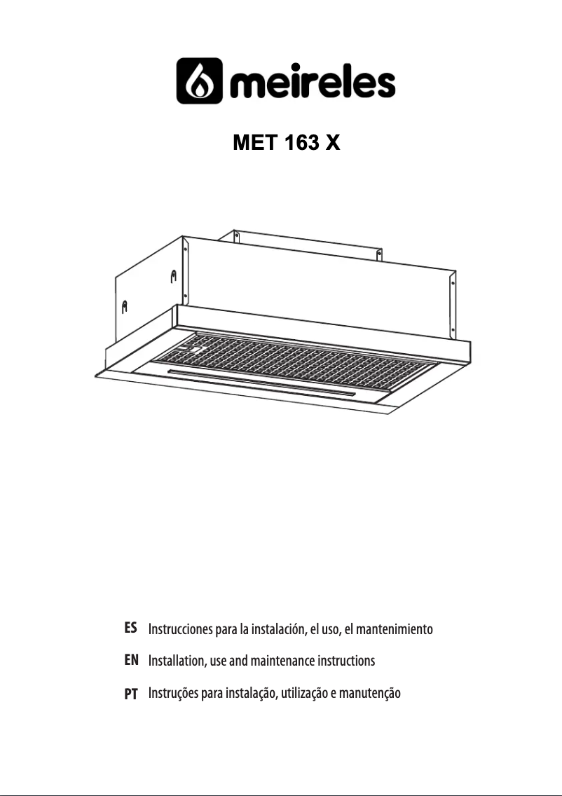 Image de la première page du manuel de l'appareil MET 163 X
