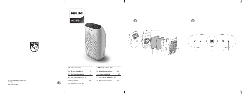 Página 1 del manual Manual de usuario Philips AC1215
