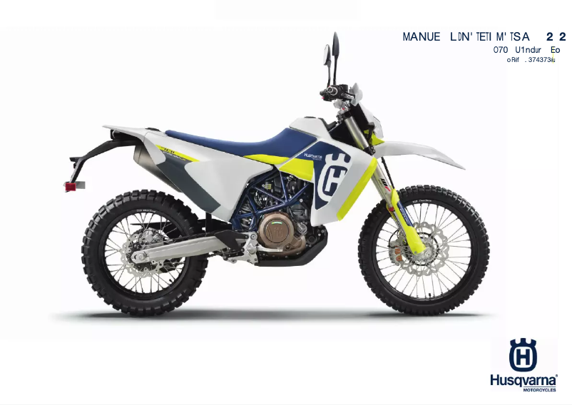 Imagen de la primera página del manual del dispositivo 701 Enduro LR (2020)