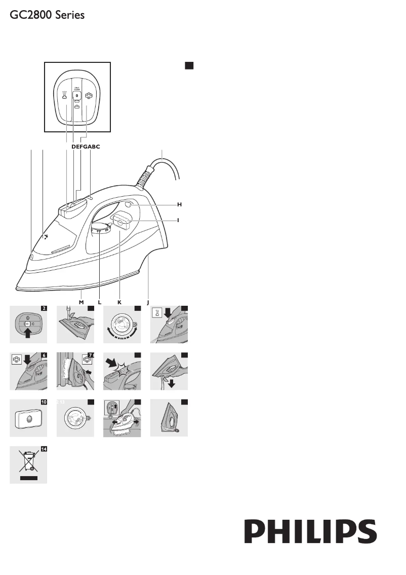 Página 1 del manual Manual de usuario Philips GC2860