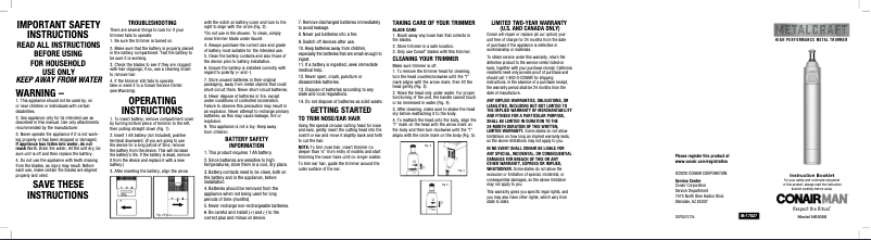 Image de la première page du manuel de l'appareil NE5000