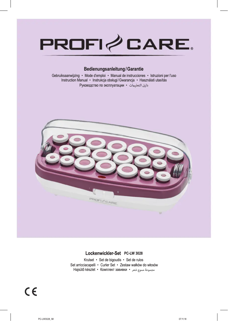 Image de la première page du manuel de l'appareil PC-LW 3028