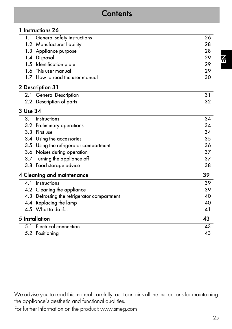 Image de la première page du manuel de l'appareil FAB10HLIT