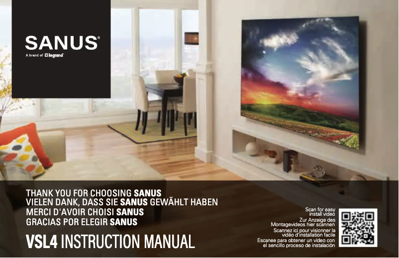 Image de la première page du manuel de l'appareil VSL4