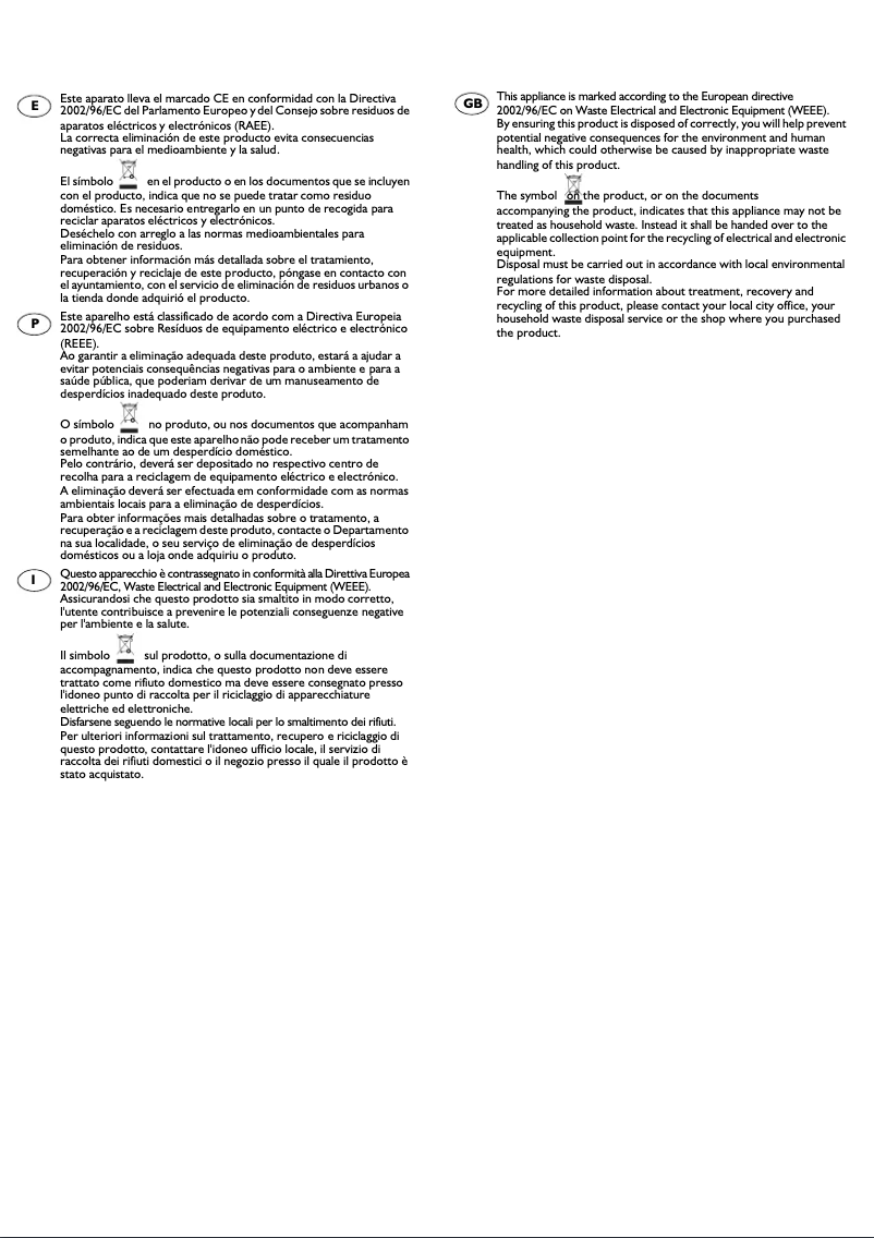 Image de la première page du manuel de l'appareil FLGR 201 X