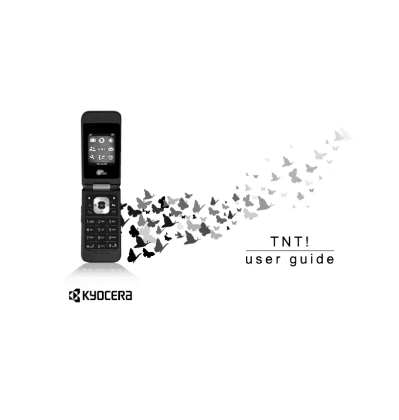 Página 1 del manual Manual de usuario Kyocera TNT