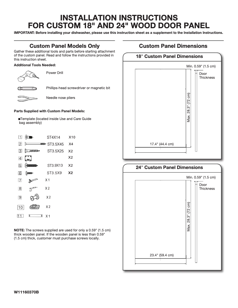 Page 1 de la notice Manuel utilisateur Whirlpool WDA518SHS