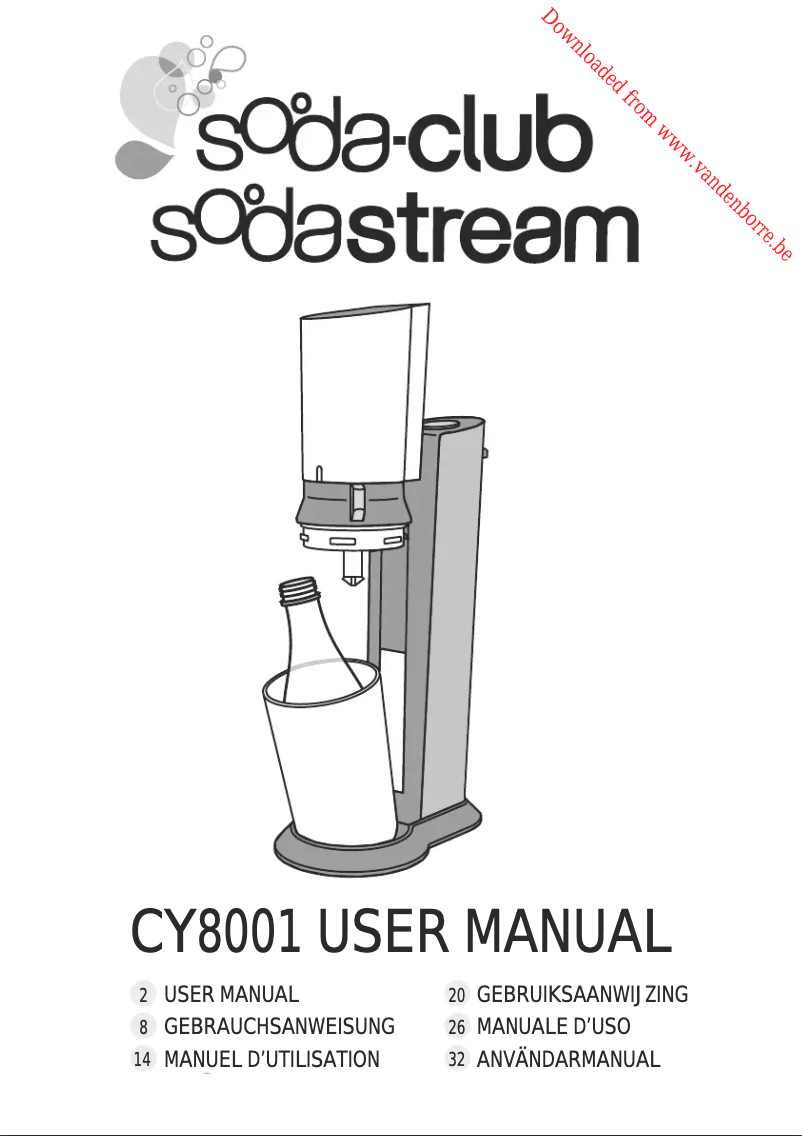 Page n°1 - Manuel utilisateur SodaStream Crystal