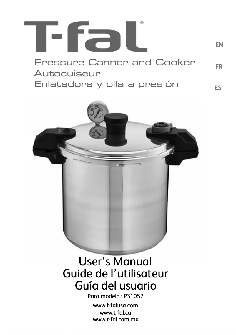 Page n°1 - Manuel utilisateur Tefal P31052