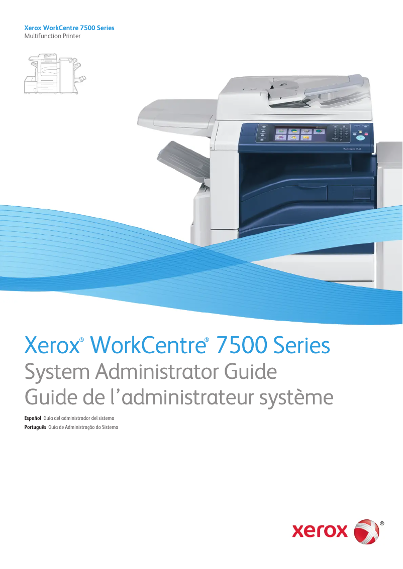 Page n°1 - Manuel utilisateur Xerox WorkCentre 7556V_RB