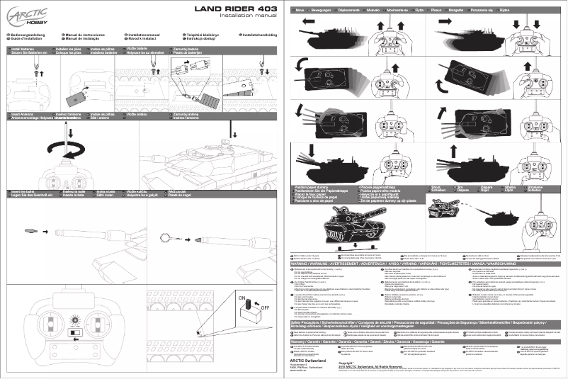 Página 1 del manual Manual de usuario Arctic Cooling Land Rider 403