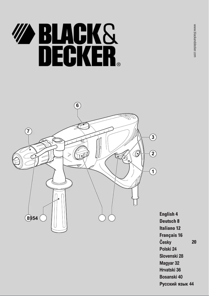 Page n°1 - Manuel utilisateur Black & Decker KR999CK
