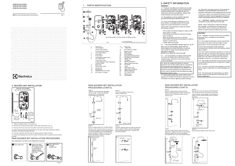Page n°1 - Manuel utilisateur Electrolux EWE361KB-DWB1