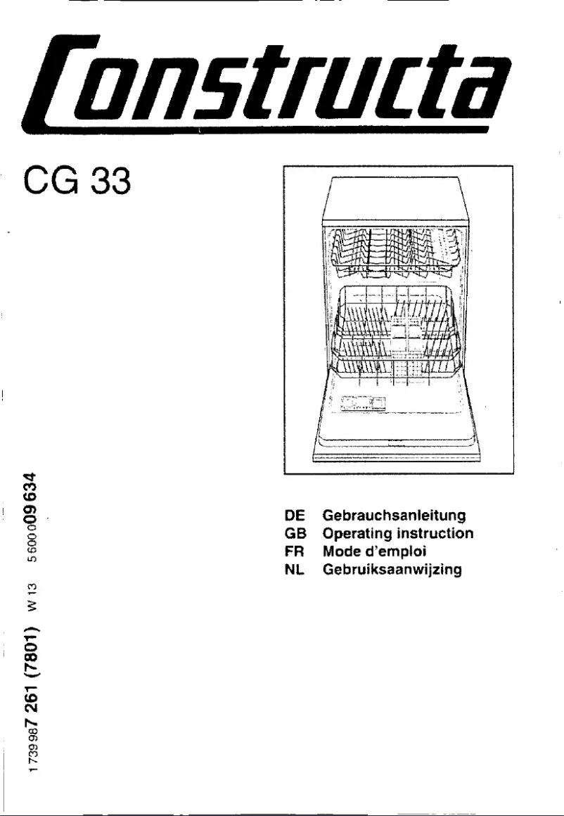 Image de la première page du manuel de l'appareil CG 330 V9