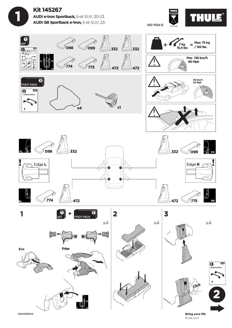 Image de la première page du manuel de l'appareil Kit 145267