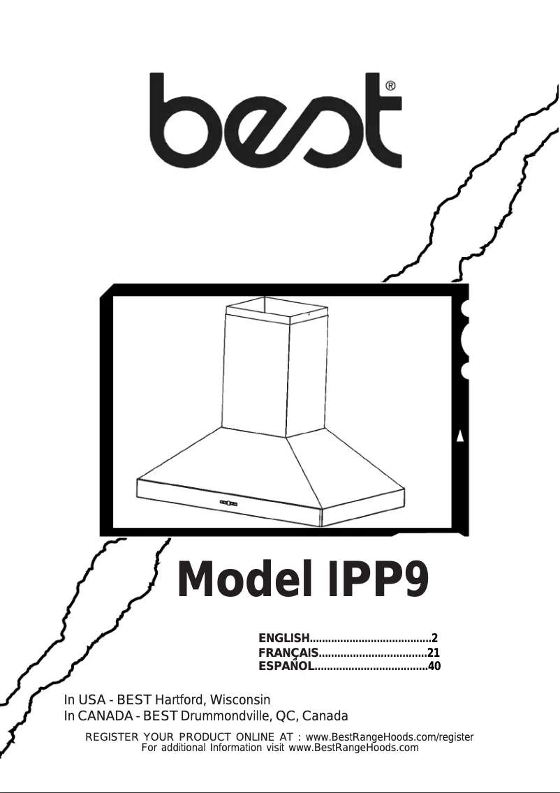 Page 1 de la notice Manuel utilisateur Best Colonne IPP9E42SB