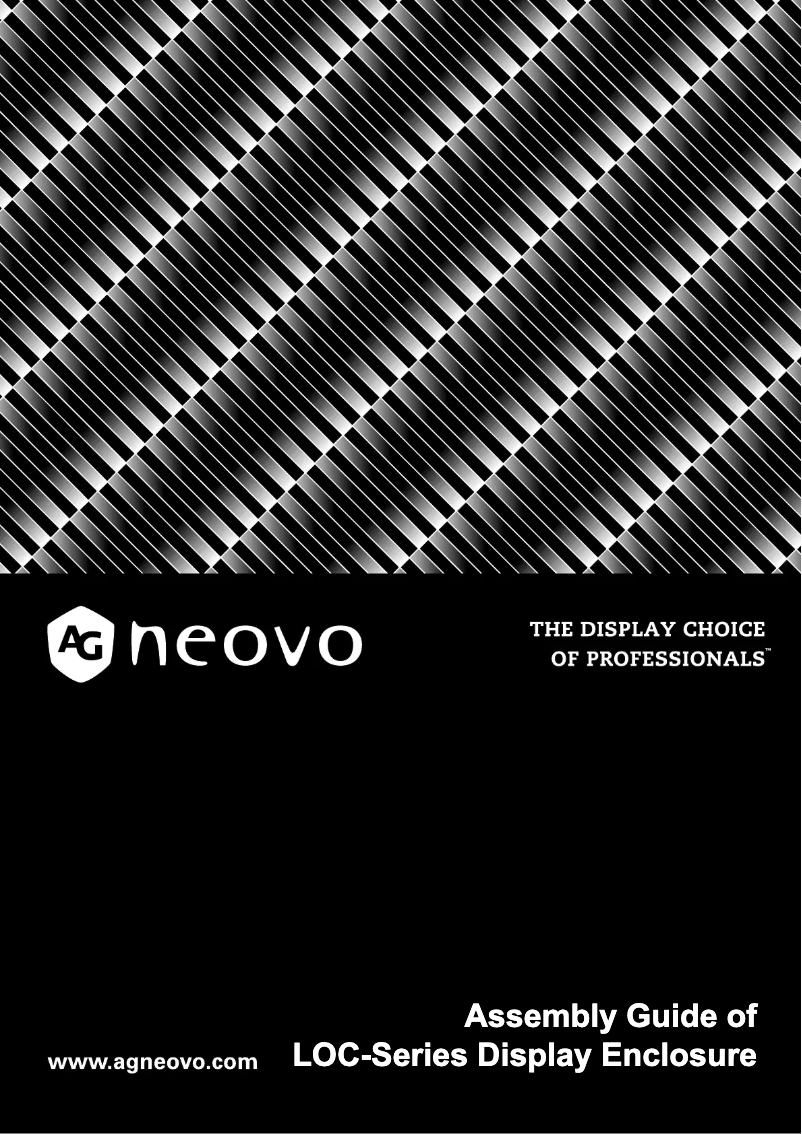 Page 1 de la notice Mode d'emploi AG Neovo LOC-55