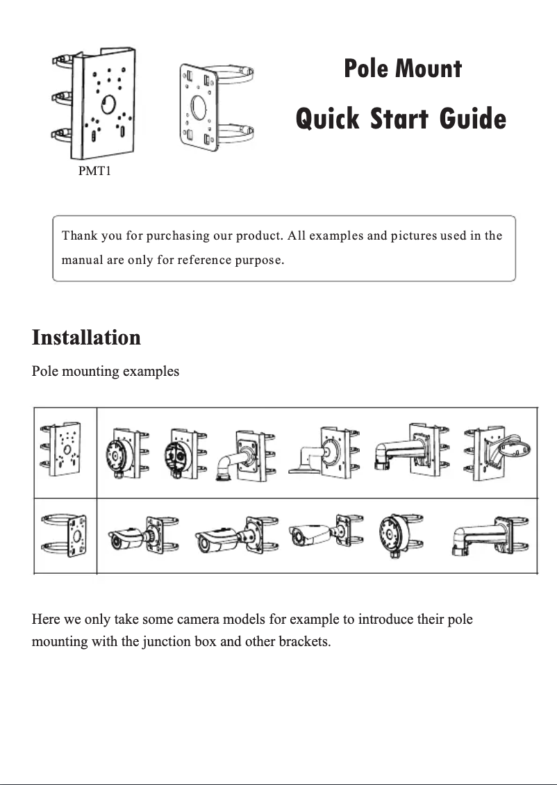 Page 1 de la notice Manuel utilisateur Speco Technologies PMT1