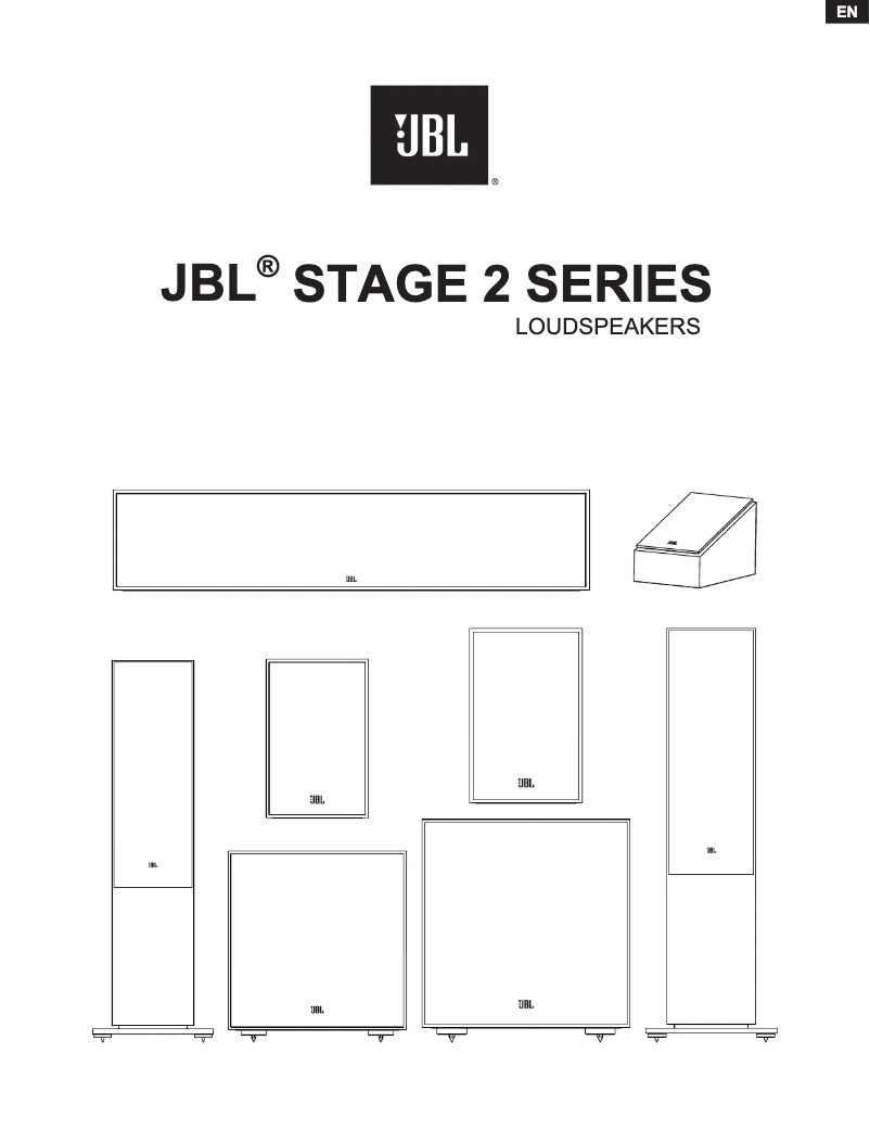 Page 1 de la notice Manuel utilisateur JBL Stage 250B