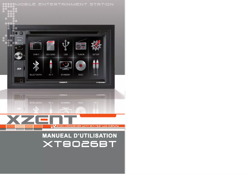 Image de la première page du manuel de l'appareil XT8026BT