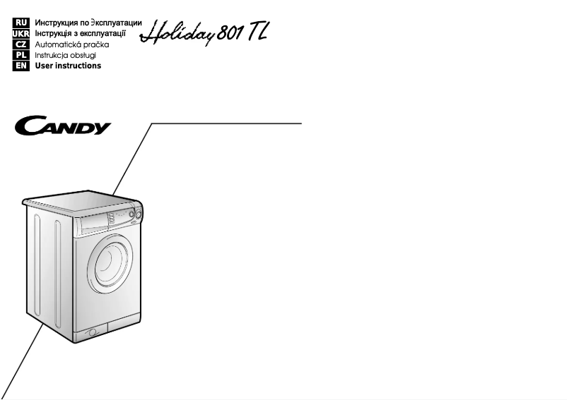 Page 1 de la notice Manuel utilisateur Candy LBHOL801TLRU