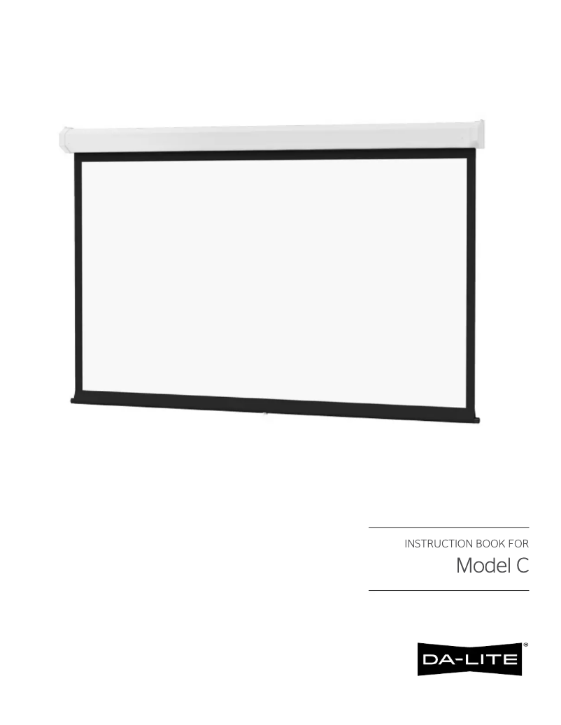 Image de la première page du manuel de l'appareil Model C 93226