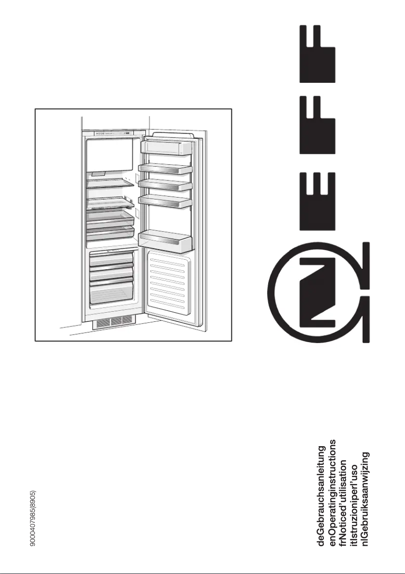 Page 1 de la notice Manuel utilisateur Neff K8325X0