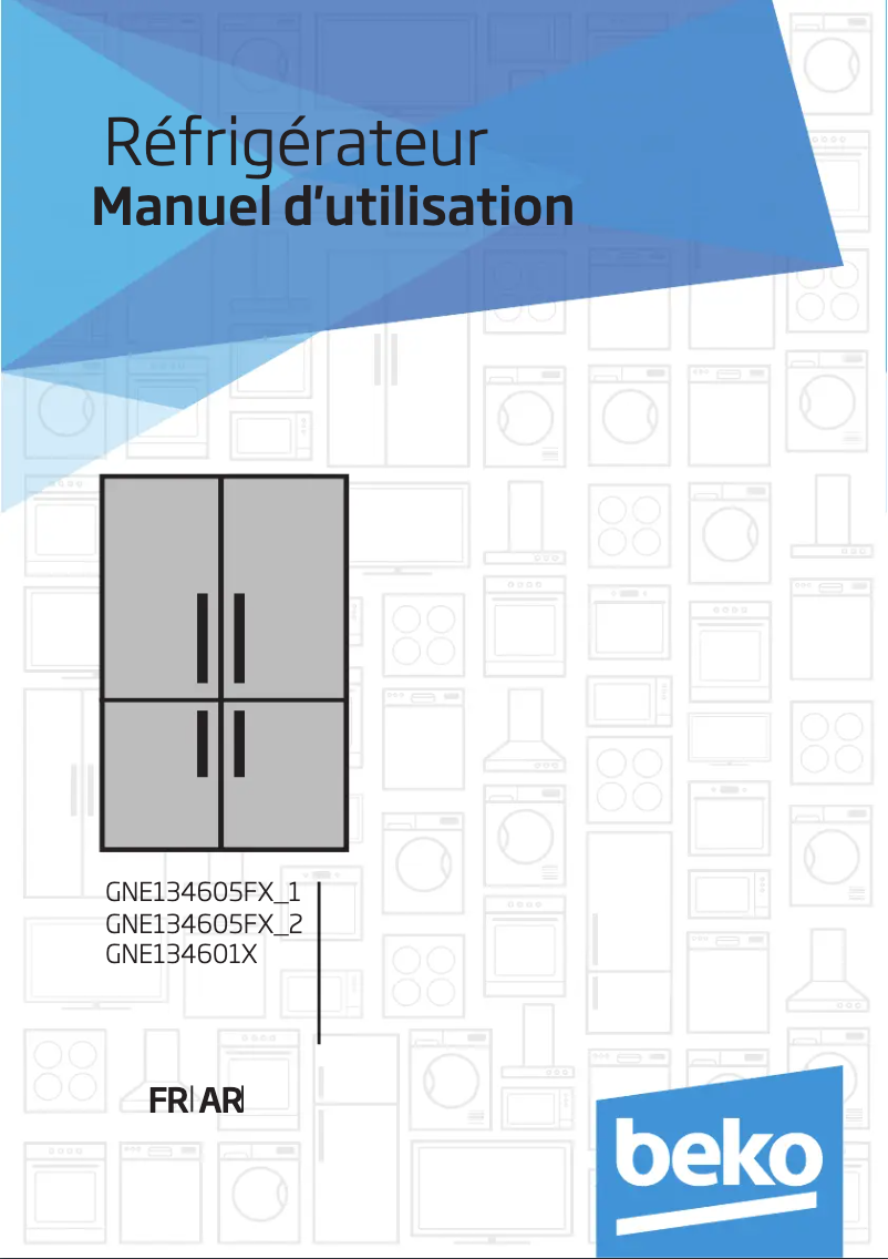 Image de la première page du manuel de l'appareil GNE134605FX/1