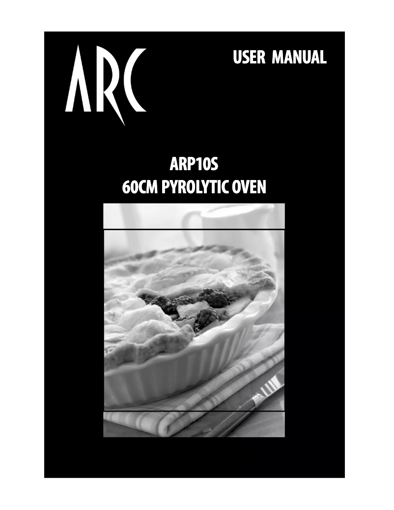 Page n°1 - Manuel utilisateur ARC ARP10S