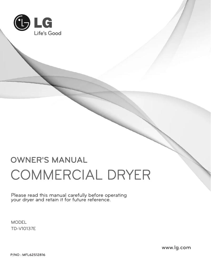 Página 1 del manual Manual de usuario LG TD-V10137E