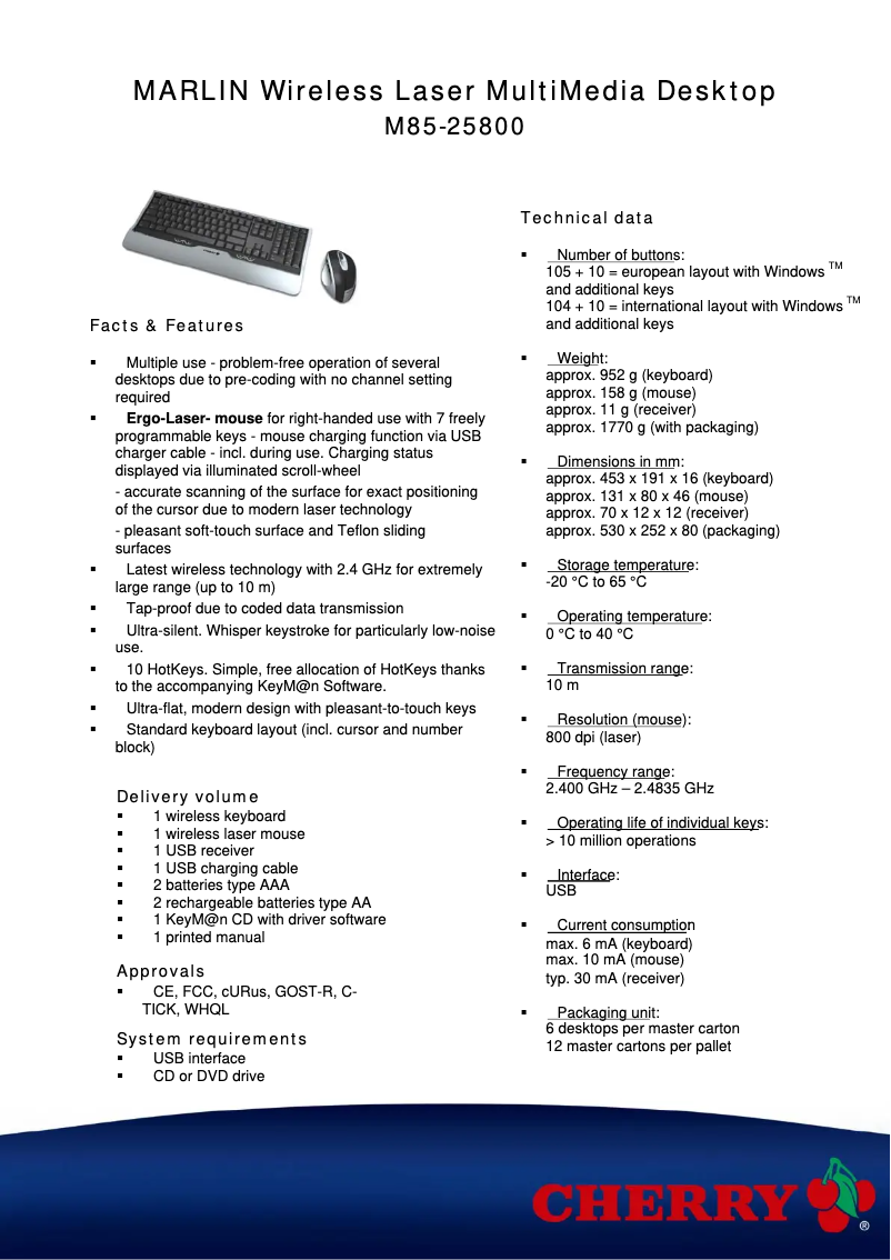 Image de la première page du manuel de l'appareil eVolution MARLIN
