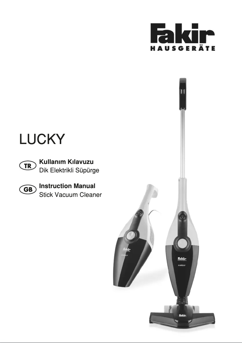 Image de la première page du manuel de l'appareil Lucky