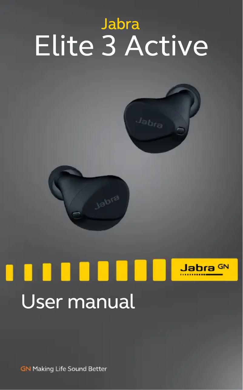 Página 1 del manual Manual de usuario Jabra Elite 3 Active