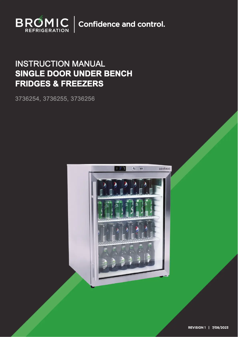 Page n°1 - Manuel utilisateur Bromic UBF0140SD-NR