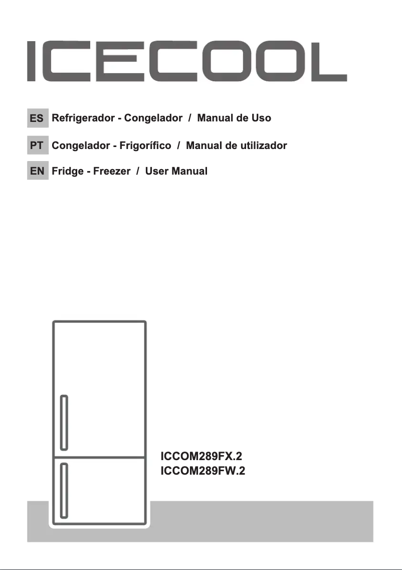 Page 1 de la notice Manuel utilisateur Icecool ICCOM289FX.2