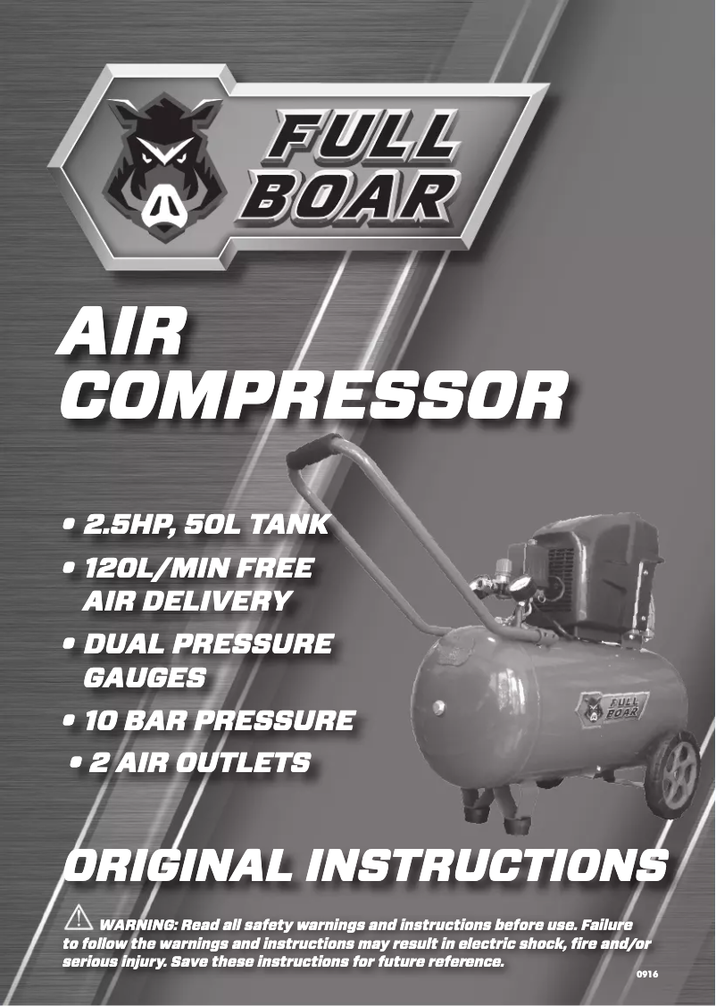 Image de la première page du manuel de l'appareil FBT-5100U