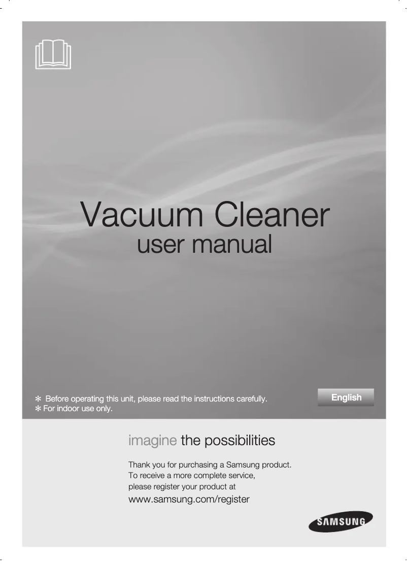 Page 1 de la notice Manuel utilisateur Samsung SC8790