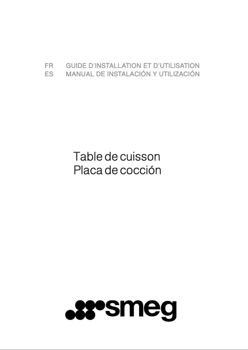 Page 1 de la notice Manuel utilisateur Smeg SI36B