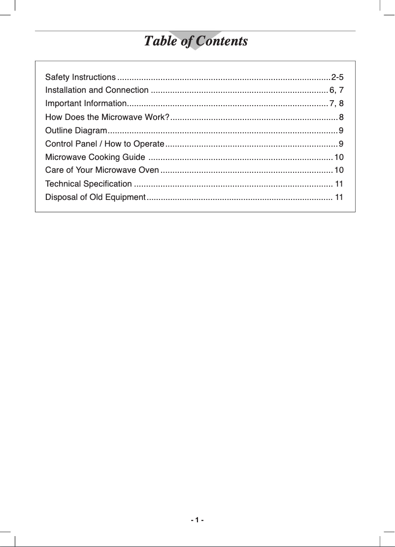 Page 1 de la notice Manuel utilisateur Panasonic NE-1025