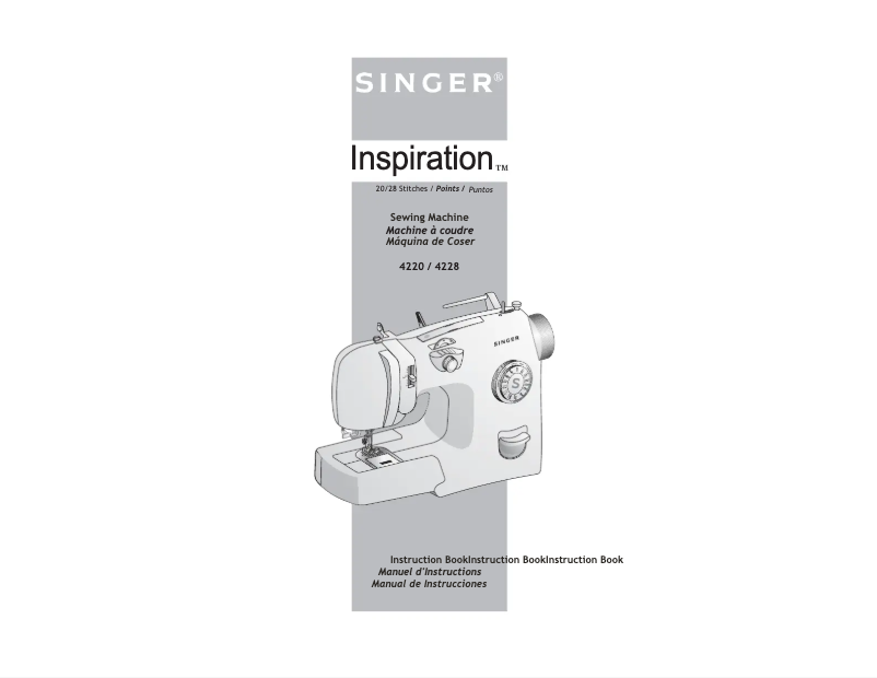 Page n°1 - Manuel utilisateur Singer Inspiration 4220