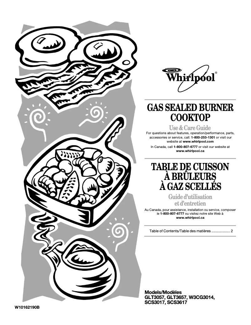 Image de la première page du manuel de l'appareil W3CG3014