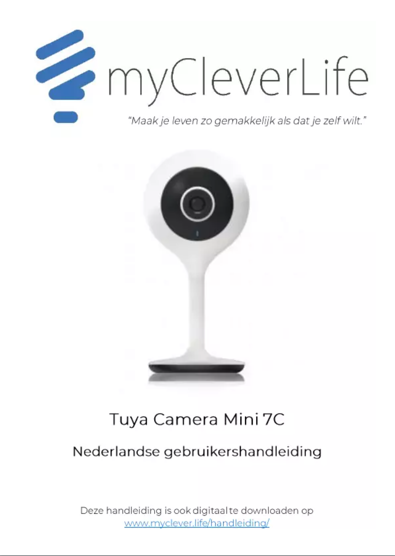 Page n°1 - Manuel utilisateur Tuya Camera Mini 7C
